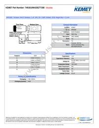 T491B105K035ZT7280 Datasheet Cover