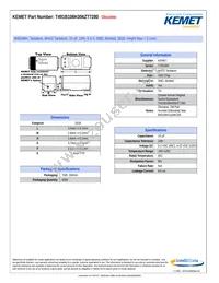 T491B106K006ZT7280 Datasheet Cover