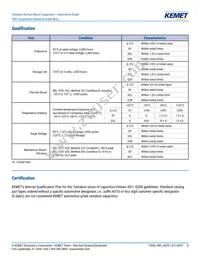 T491B335K025ATAUTO Datasheet Page 3