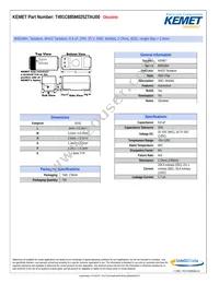 T491C685M025ZTAU00 Datasheet Cover