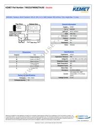 T491D107M006ZTAU00 Cover