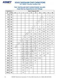 T491D227M006AS Datasheet Page 2
