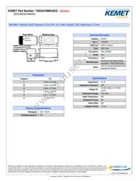 T491D476M016ZG Datasheet Cover