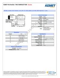 T491T156M010ZT7280 Datasheet Cover