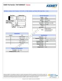 T491T336M004ZT Datasheet Cover