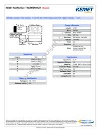 T491T476K006ZT Datasheet Cover