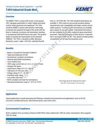 T494X686M025AT Datasheet Cover