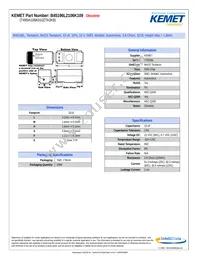 T495A106K010ZTA3K8 Datasheet Cover