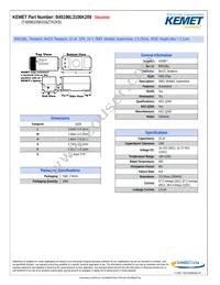 T495B106K016ZTA2K5 Datasheet Cover