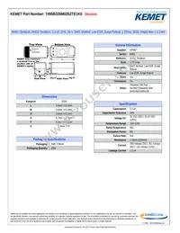 T495B335M035ZTE1K0 Datasheet Cover