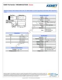 T495C686K010ZTE250 Datasheet Cover