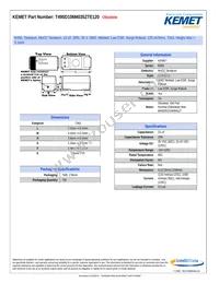 T495D106M035ZTE120 Datasheet Cover