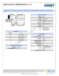 T495D686M016ZTE100 Datasheet Cover