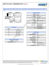 T495D686M016ZTE150 Datasheet Cover