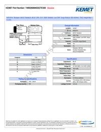 T495D686M020ZTE300 Datasheet Cover