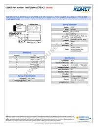 T495T156M010ZTE1K2 Datasheet Cover