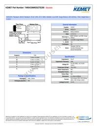 T495X336M025ZTE200 Datasheet Cover
