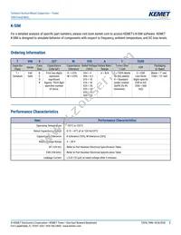 T496X226M025ATE900 Datasheet Page 2