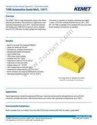 T498A334K035ATE11K Datasheet Cover