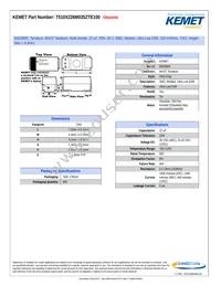 T510X226M035ZTE100 Datasheet Cover