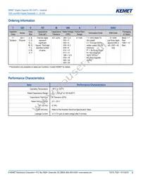 T520T107M006ATE070 Datasheet Page 2