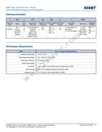 T528Z227M006ATE009 Datasheet Page 2