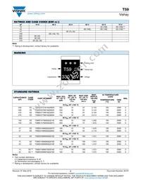 T59EE157M030C0075 Datasheet Page 2