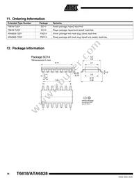 T6818-TUQY-66 Datasheet Page 14