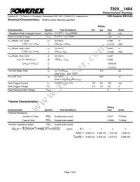 T820081404DH Datasheet Page 3