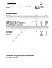 T820169004DH Datasheet Page 2