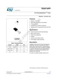 T835T-8FP Datasheet Cover