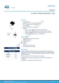 T835T-8G Datasheet Cover