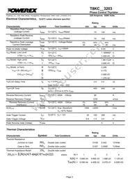 T8KC603203DH Datasheet Page 3