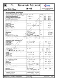 T940N12TOFXPSA1 Datasheet Cover