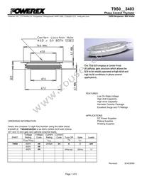 T9S0083403DH Datasheet Cover