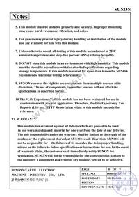 TA003-10001 Datasheet Page 9