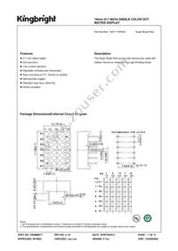 TA07-11SRWA Datasheet Cover