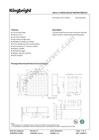 TA15-11SRWA Datasheet Cover