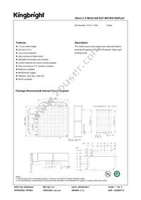 TA15-11YWA Datasheet Cover