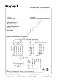 TA20-11CGKWA Datasheet Cover