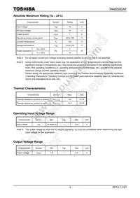 TA48S00AF(T6L1 Datasheet Page 3