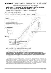 TA78L075AP Datasheet Cover