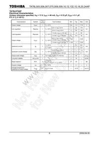 TA78L075AP Datasheet Page 6