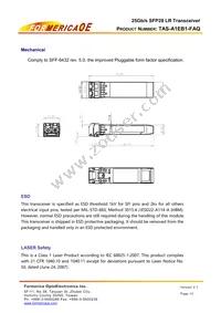 TAS-A1EB1-FAQ Datasheet Page 12