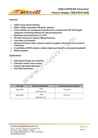 TAS-A1EH1-8AQ Datasheet Page 2