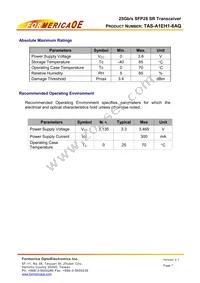 TAS-A1EH1-8AQ Datasheet Page 7