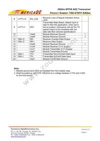 TAS-A1EH8-XAQ10 Datasheet Page 5