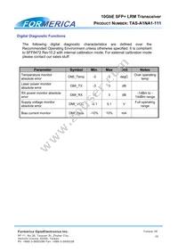 TAS-A1NA1-111 Datasheet Page 10