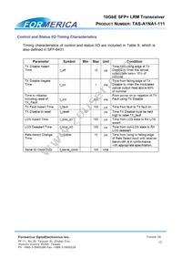 TAS-A1NA1-111 Datasheet Page 12