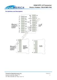 TAS-A1NB1-FAH Datasheet Page 4